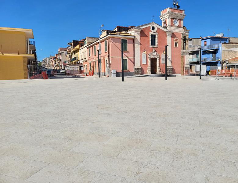 PAVING OF PUBLIC SQUARE, SIRACUSA