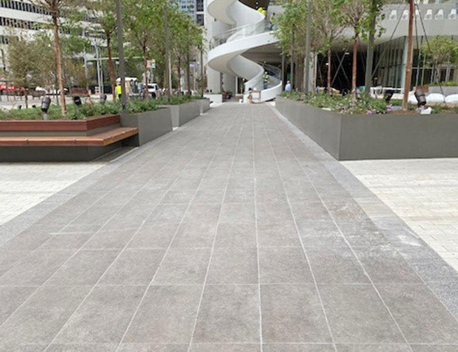 PAVING OF PUBLIC AREA, HOUSTON