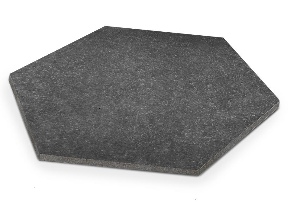 STONE GRES ESAGONO BASALTO | Sintered stone walkways