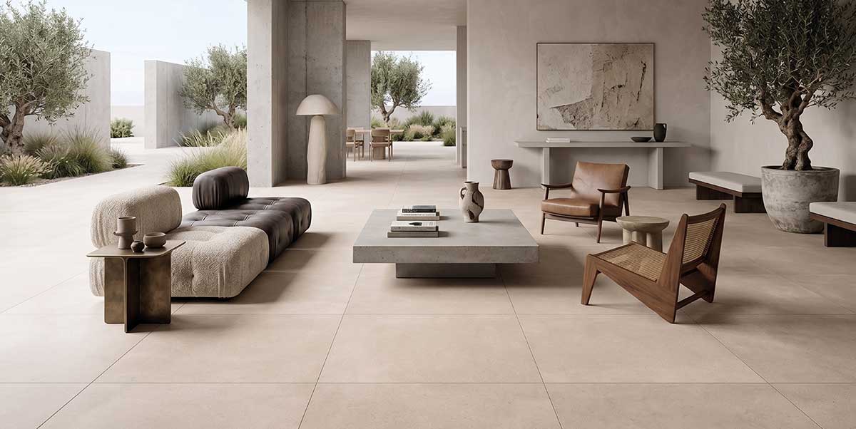2cm stone beige ambientata