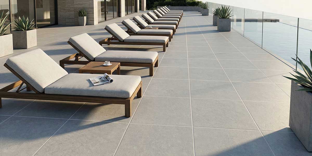 3cm modern concrete grey amb