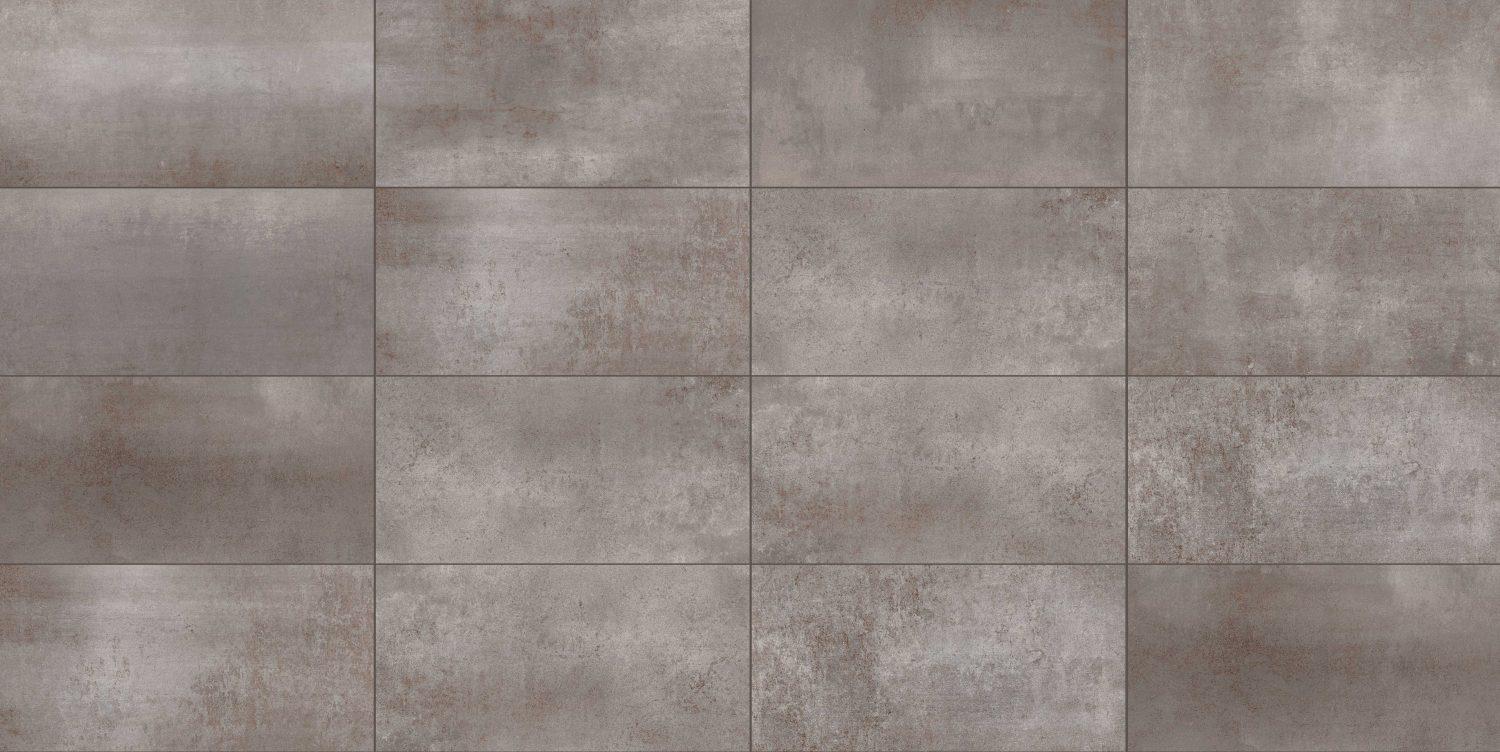 Pietra sinterizzata Metallico Dark Soul 60x120x2 cm