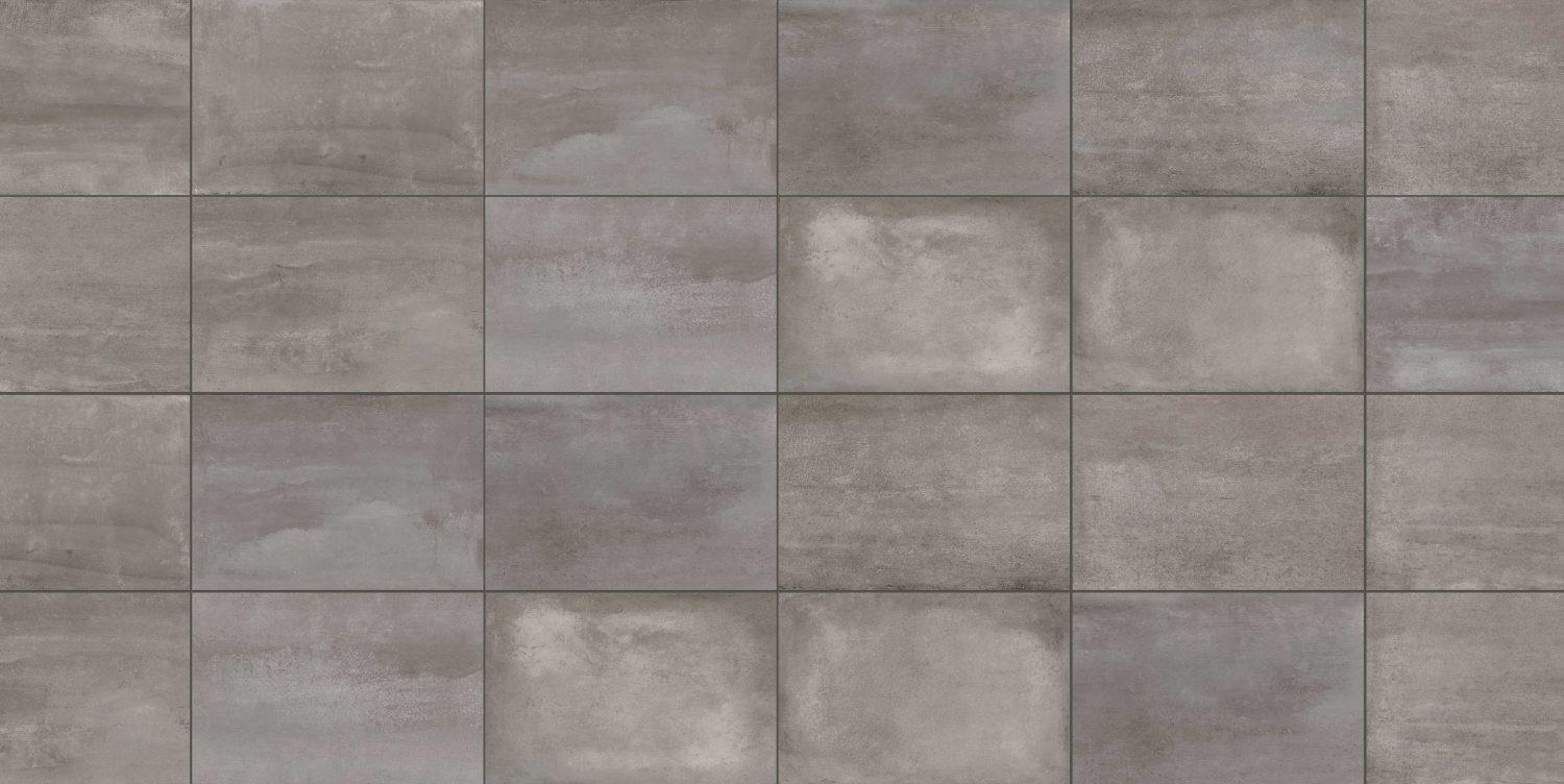Pietra sinterizzata Metallico Dark Soul 60x90x2 cm