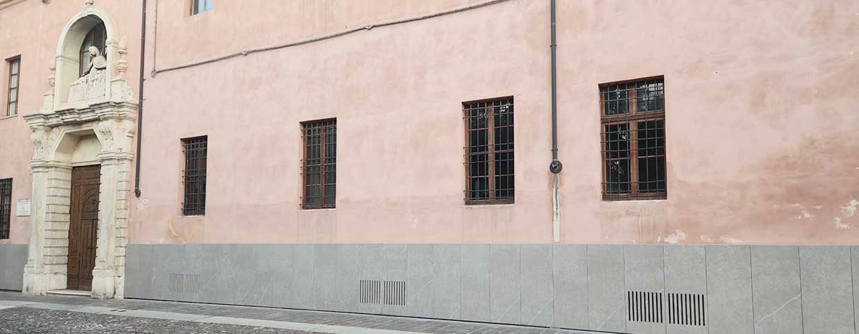 Politecnico di Milano mantova - facciata ventilata Colosseo Bressa