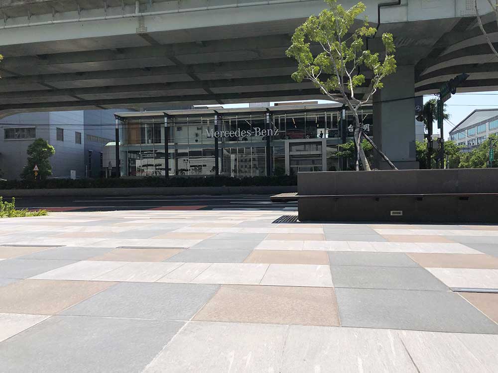 Pietra sinterizzata Taipei piazza pubblica