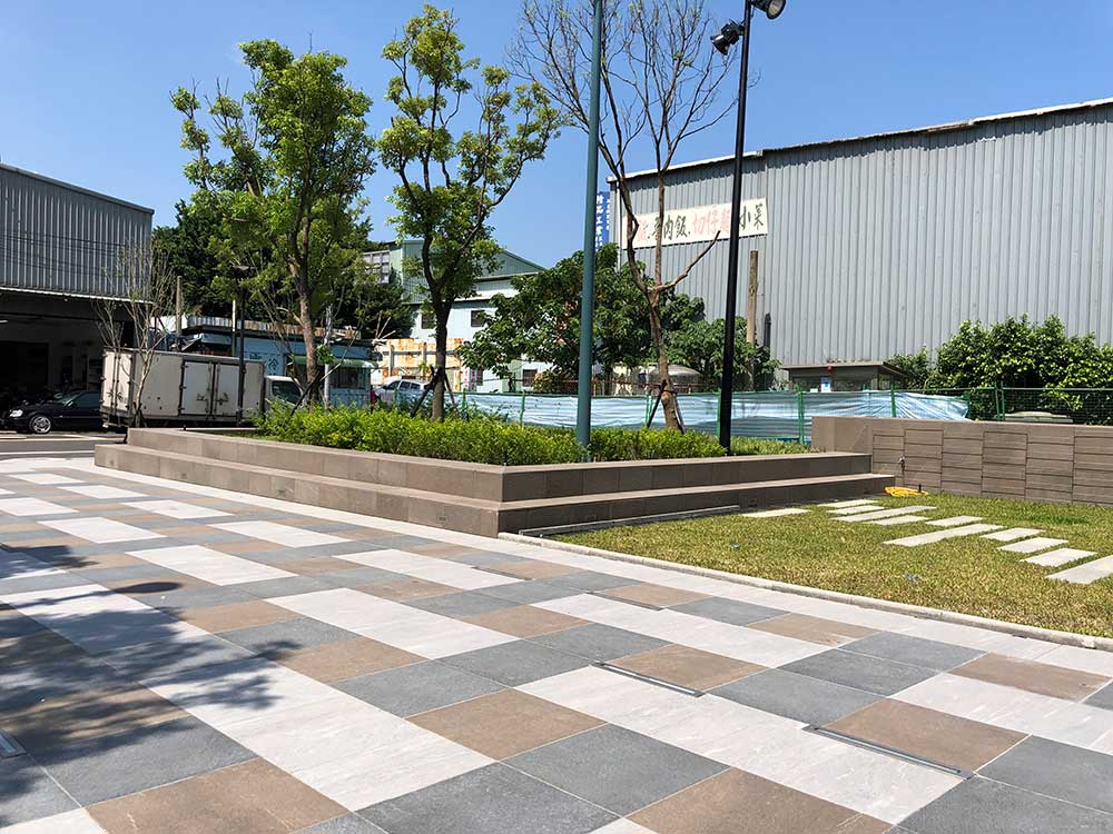 Pietra sinterizzata Taipei piazza pubblica