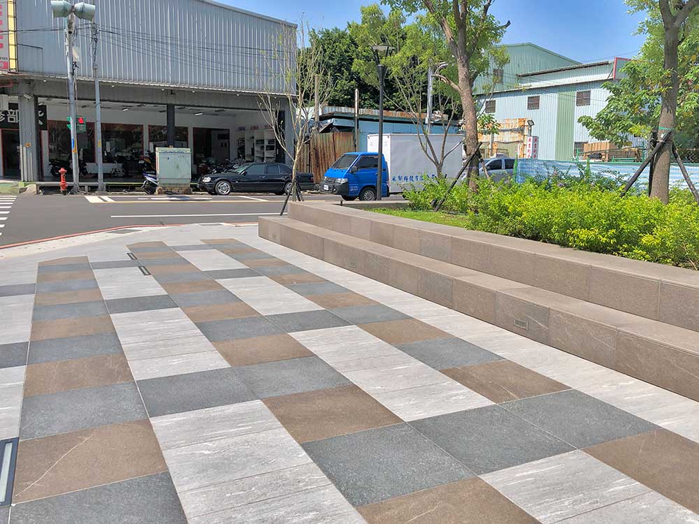 Pietra sinterizzata Taipei piazza pubblica