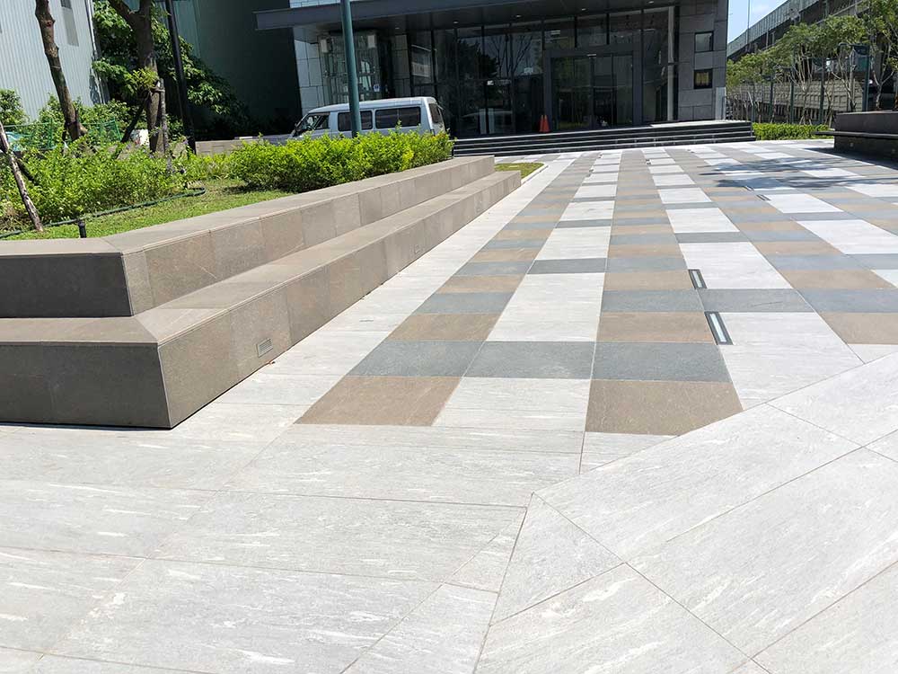 Pietra sinterizzata Taipei piazza pubblica