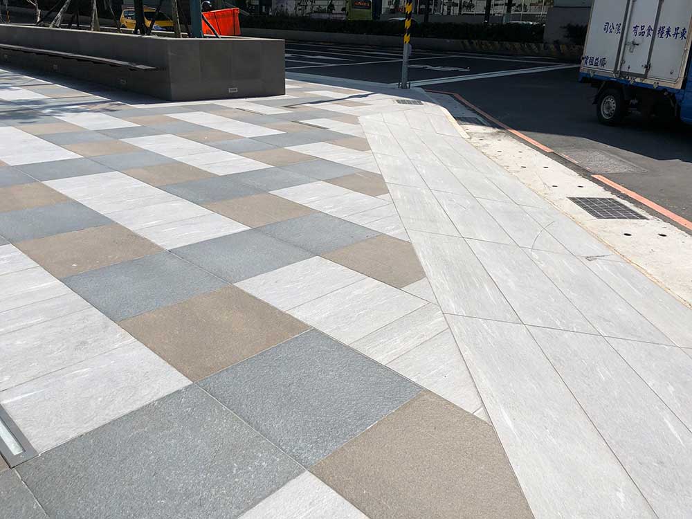 Pietra sinterizzata Taipei piazza pubblica