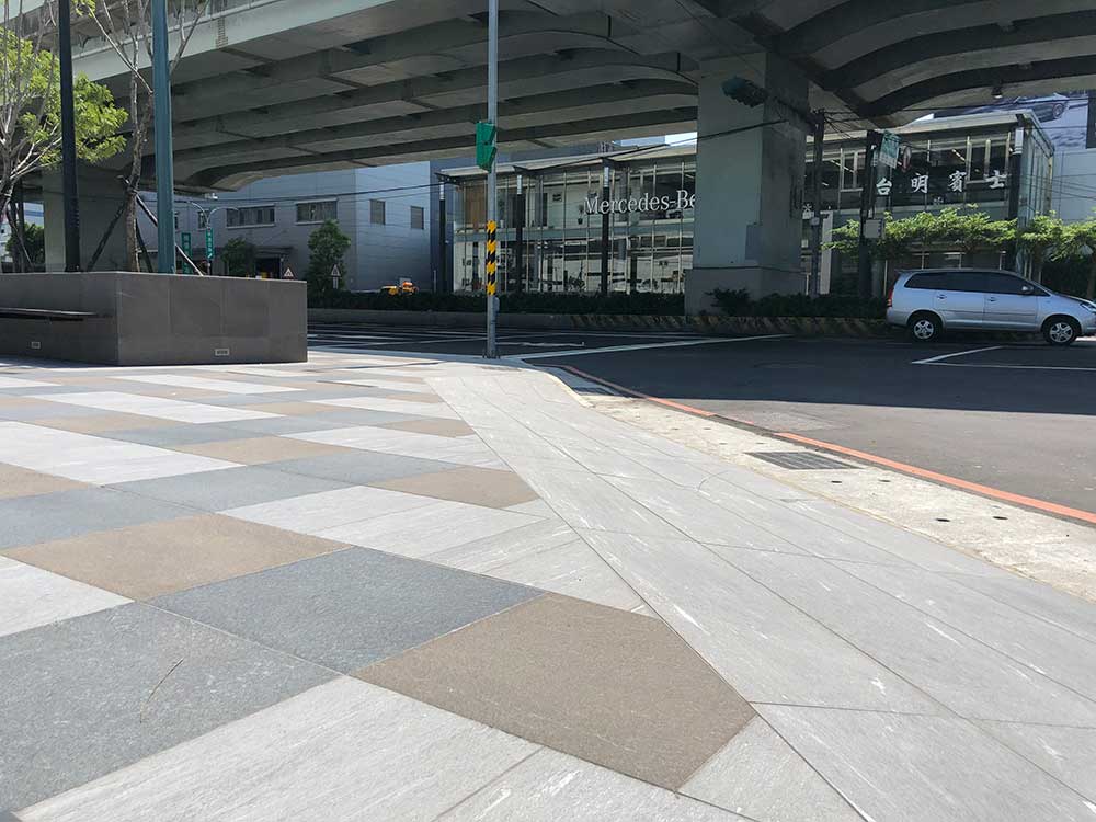 Pietra sinterizzata Taipei piazza pubblica