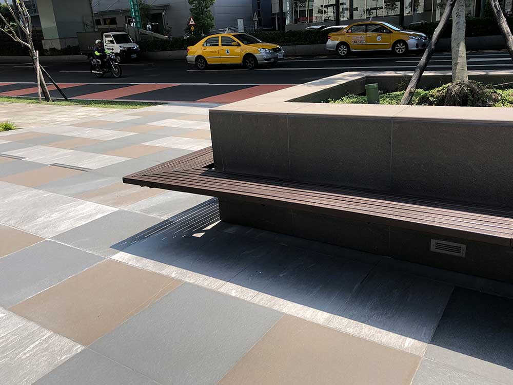 Pietra sinterizzata Taipei piazza pubblica