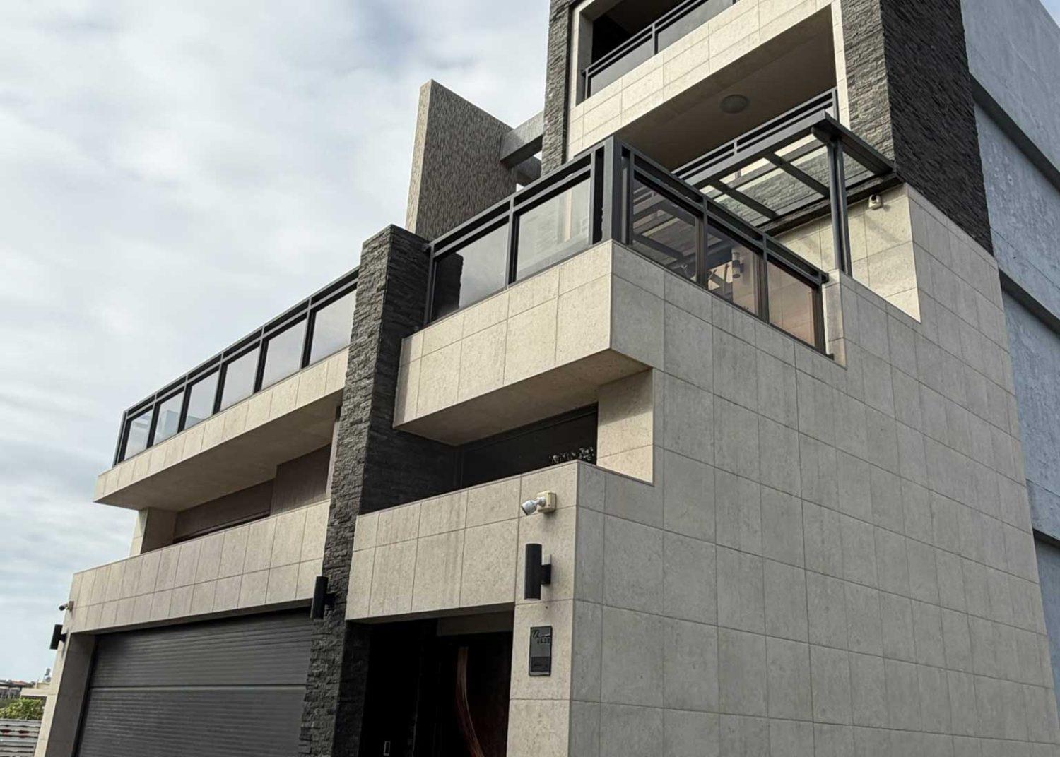 villa a schiera taipei facciata ventilata