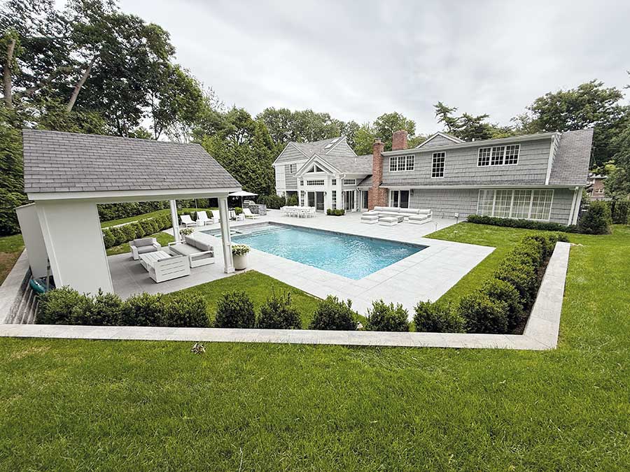villa privata long island colosseo silver grau