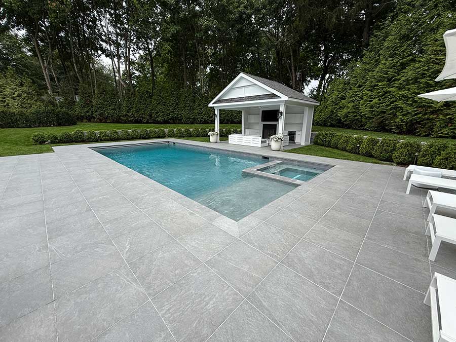 villa privata long island colosseo silver grau